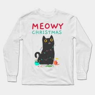 X-mas cat Long Sleeve T-Shirt